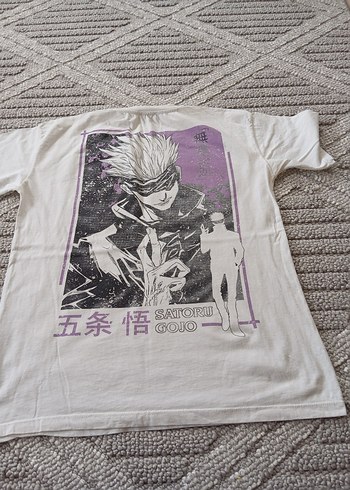 Beyaz Kısa baskılı tişört - Görsel 2