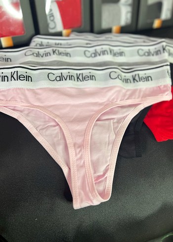 l Beden Calvin Klein Çok Renkli Kadın Külot Seti