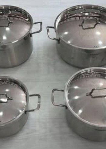  Beden Hascevher 8 Parça Paslanmaz Çelik Tencere Seti