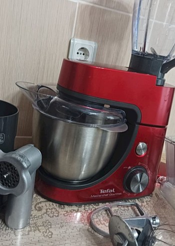 Tefal MasterChef Gourmet Hamur Yoğurma ve Kıyma Çekme Makinesi