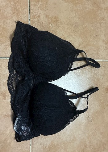 Defacto Siyah Dantel Bralet