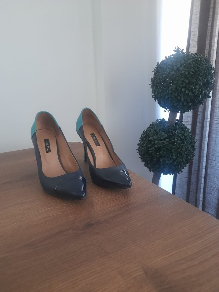 Klasik Mavi Tokalı Stiletto Lacivert ana rengi - Görsel 2