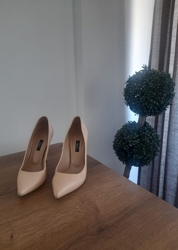 Bej Kadın Stiletto - Modern Klasik - Görsel 4