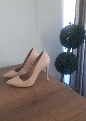 Bej Kadın Stiletto - Modern Klasik - Görsel 3