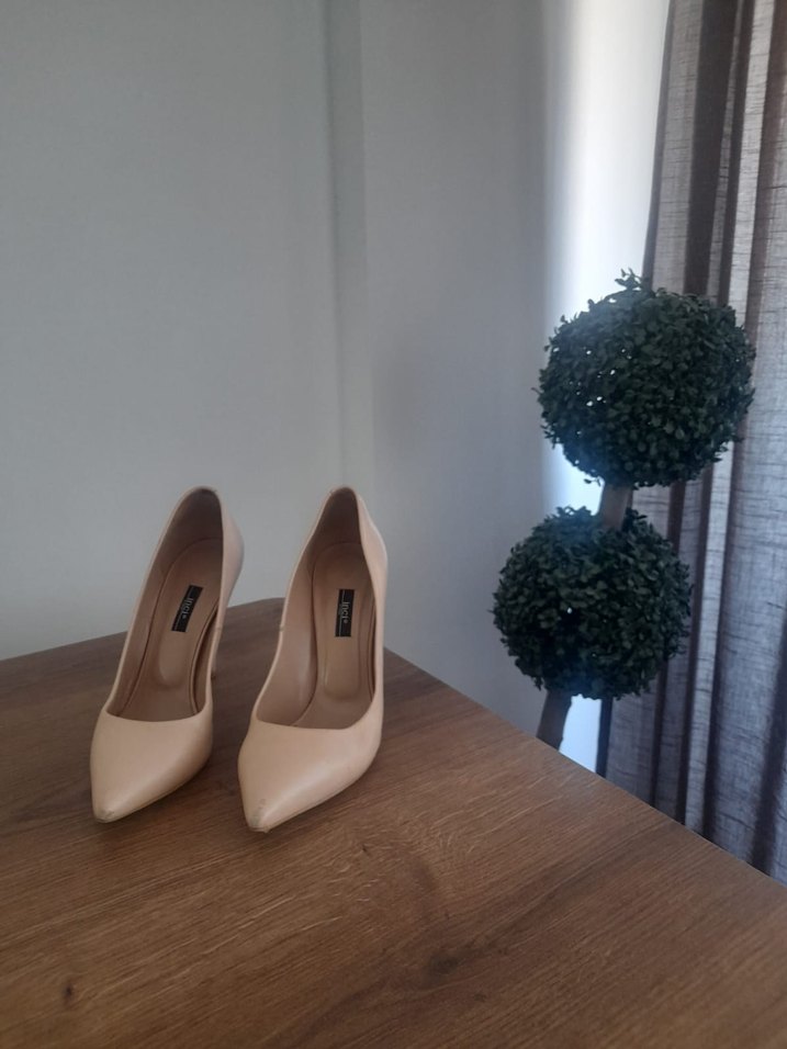 Bej Kadın Stiletto - Modern Klasik - Görsel 4