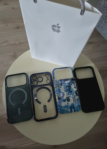 Parlak Mavi ve Siyah Telefon Kılıfları - Görsel 2