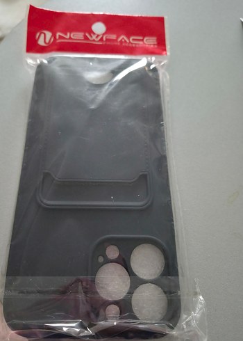 Siyah Velcro Kapaklı Telefon Kılıfı - Görsel 3