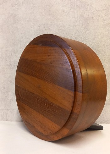 Vintage İskandinav Ahşap  Büyük Boy Kase - Görsel 2