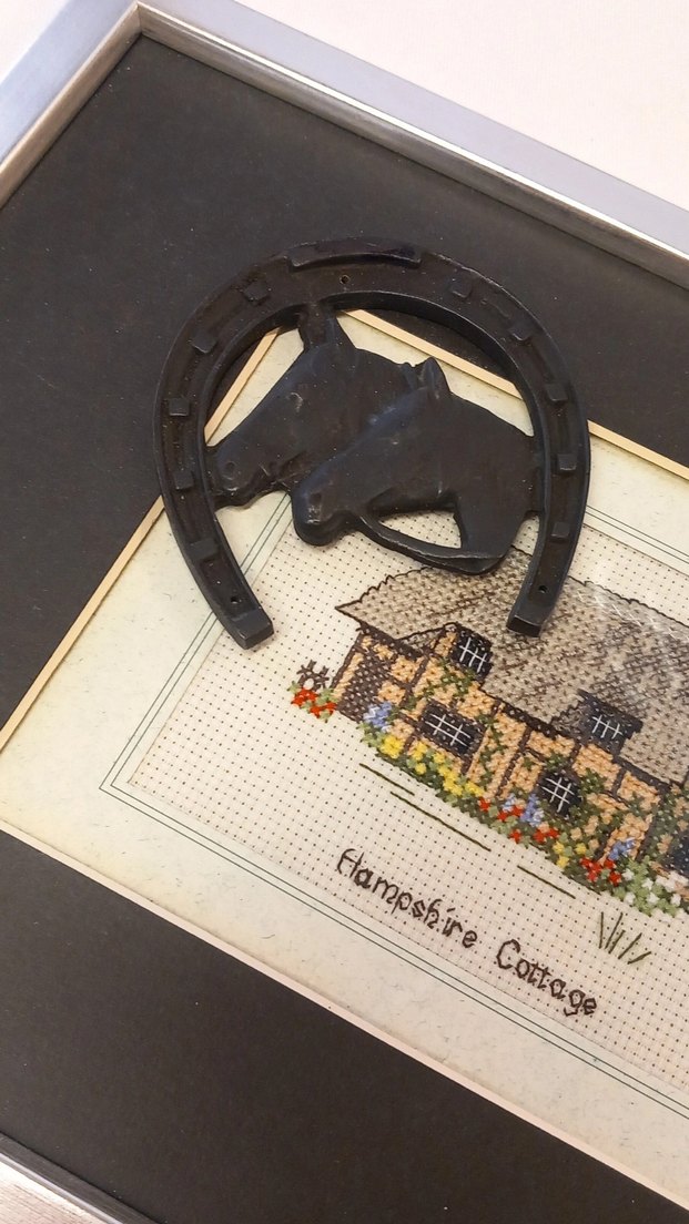 Vintage Nal Ve At Tasarım Duvar Dekorasyonu - Görsel 3