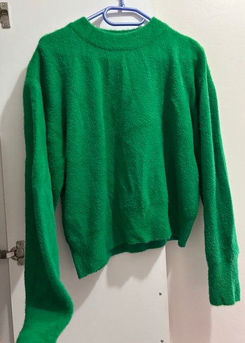 Kadın Yeşil Triko Sweatshirt