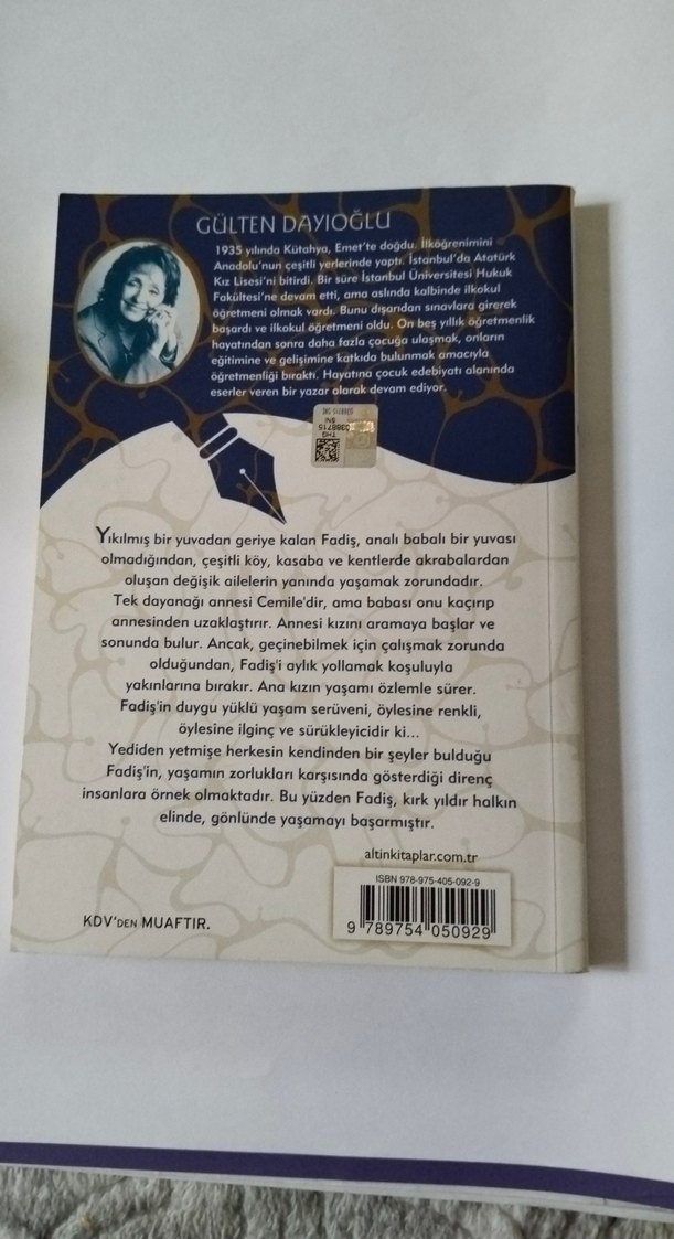 Fadiş - Gülten Dayıoğlu Çocuk Kitabı - Görsel 2