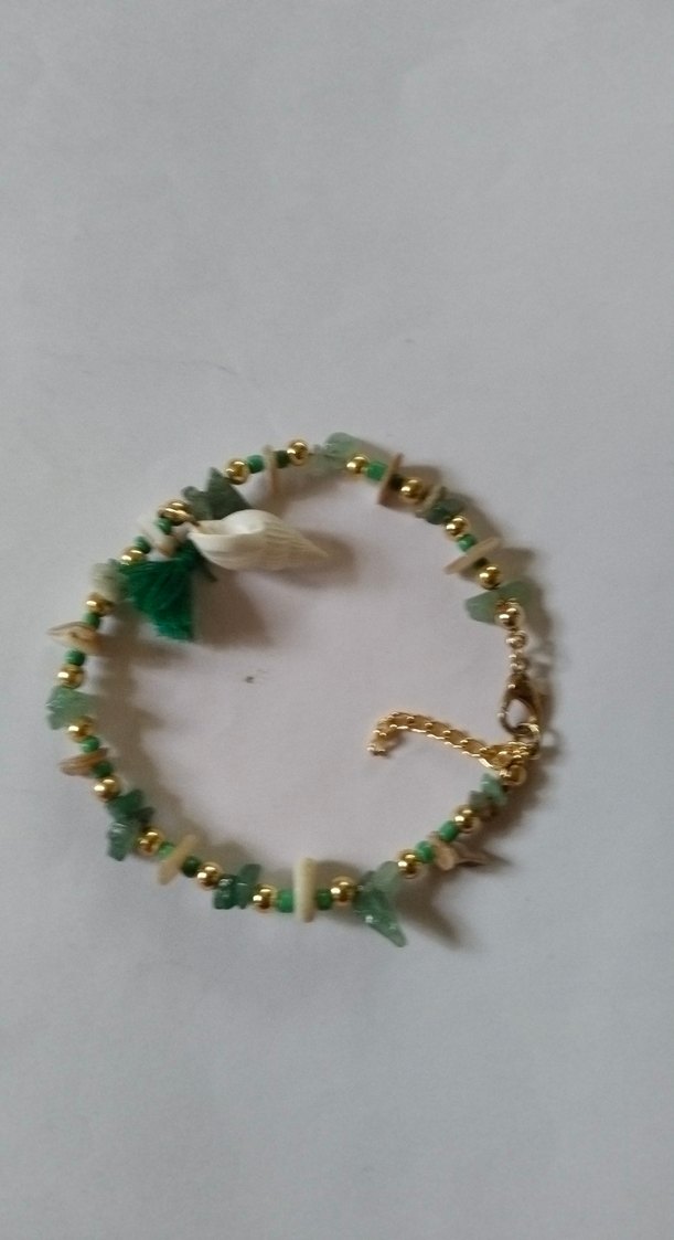 Turkuaz Boncuklu Bohem Kadın Bileklik - Görsel 5