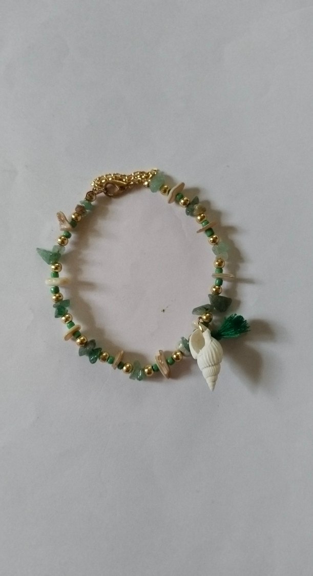 Turkuaz Boncuklu Bohem Kadın Bileklik - Görsel 2