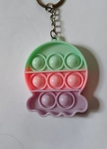 Renkli Pop It Anahtarlık Oyuncak - Görsel 3