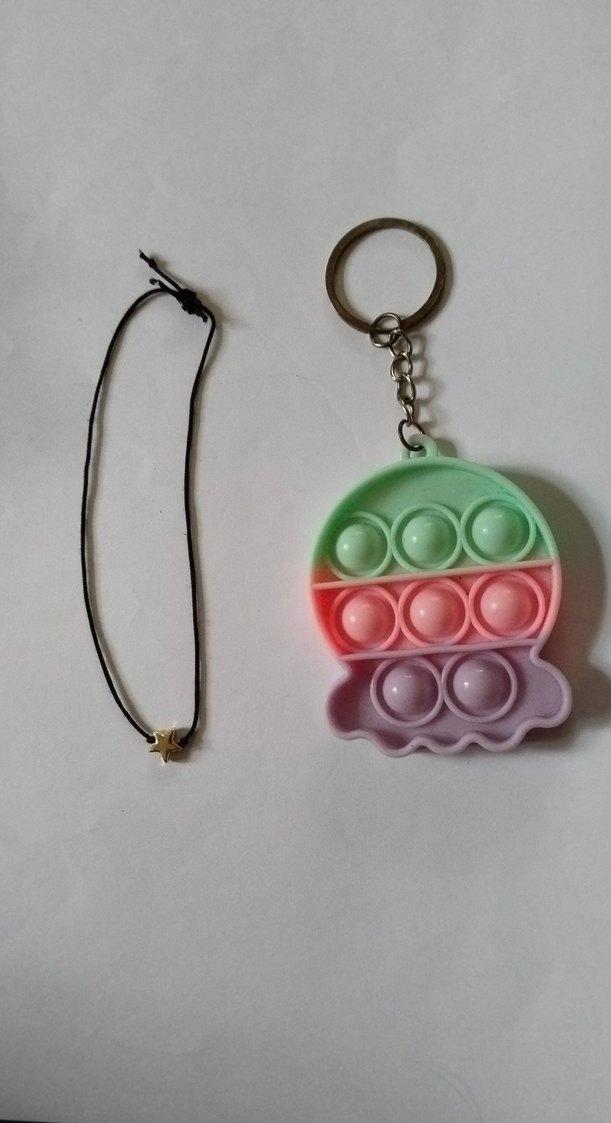 Renkli Pop It Anahtarlık Oyuncak - Görsel 4
