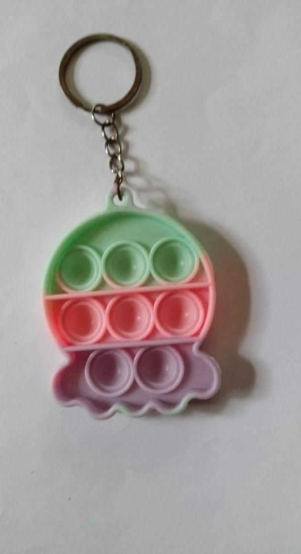 Renkli Pop It Anahtarlık Oyuncak - Görsel 2