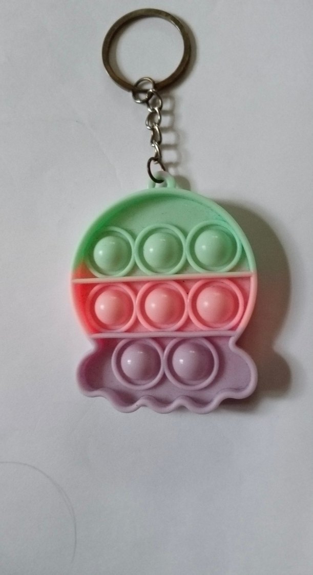 Renkli Pop It Anahtarlık Oyuncak - Görsel 3