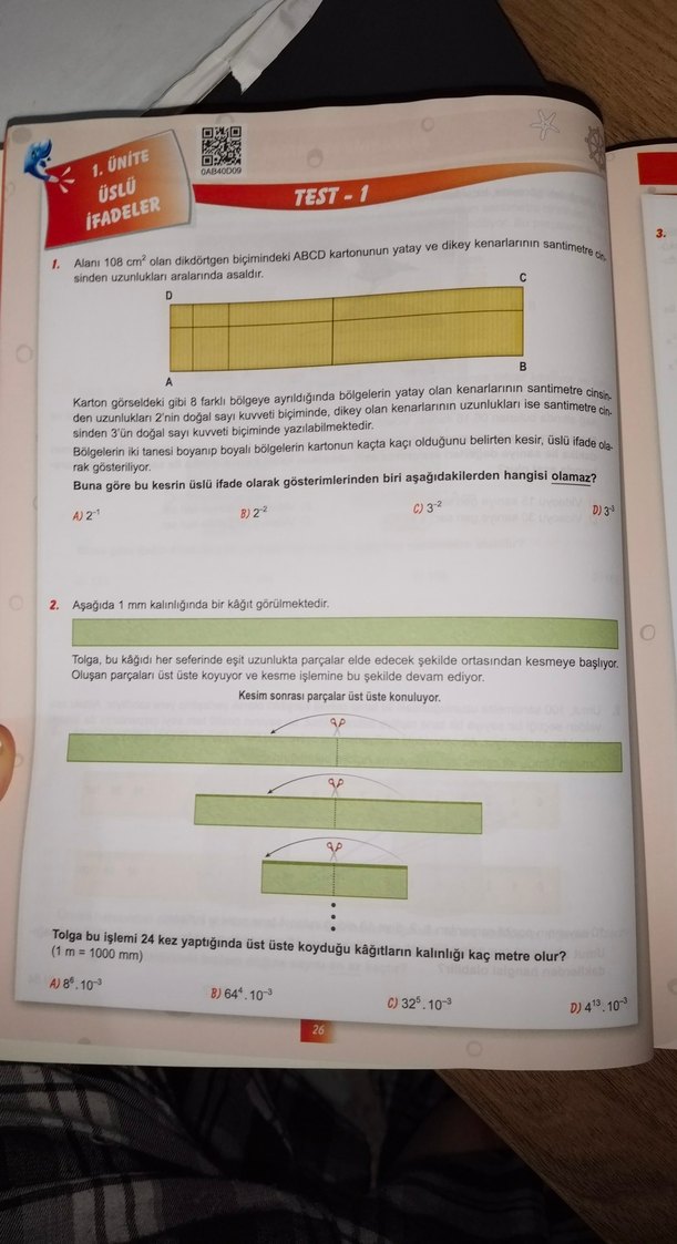 Master 8. Sınıf Matematik Soru Bankası - Görsel 3