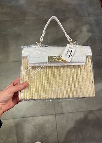 Beyaz Kemer Detaylı Bohem Kadın Çanta - Görsel 2