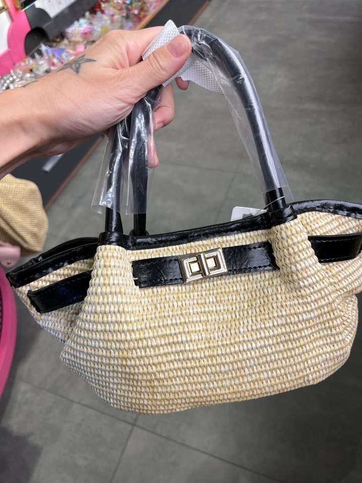 Bej Zebra Desenli Bohem Günlük Kadın Çanta - Görsel 2