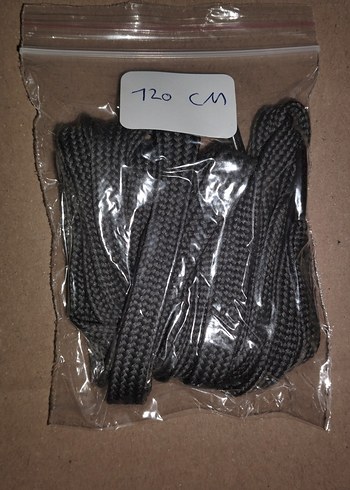 Gri Erkek Spor Ayakkabı Bağcığı - Görsel 3