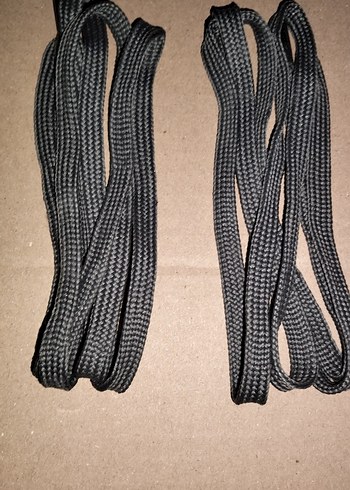 Gri Erkek Spor Ayakkabı Bağcığı - Görsel 2