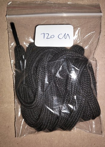 Siyah Erkek Spor Ayakkabı Bağcığı - Görsel 3