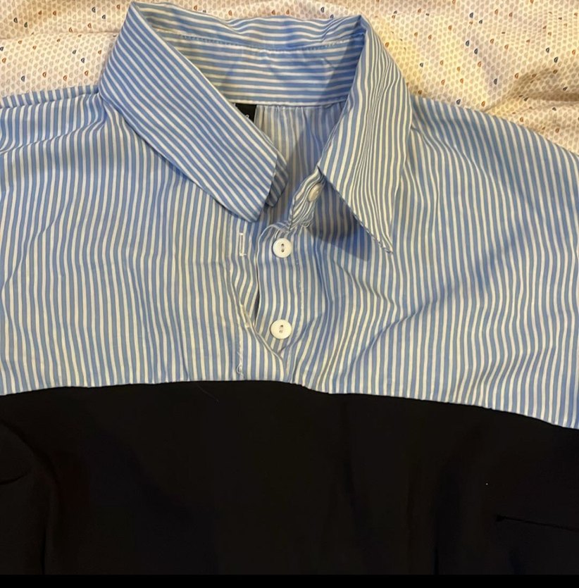 Mavi Midi  Ceketi Fermuarlı - Görsel 3