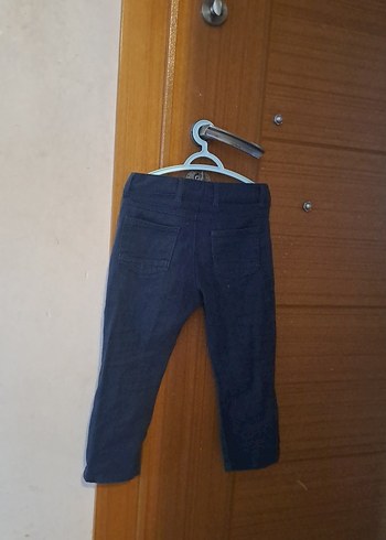 4 Yaş Beden sorunsuz Erkek Çocuk Lacivert Denim Pantolon
