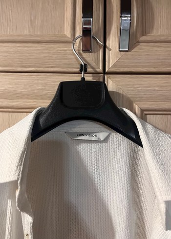 Beyaz Kısa Kollu Keten Gömlek - Görsel 2