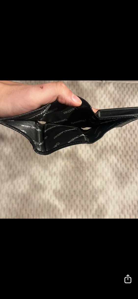 Siyah Minimalist Erkek Cüzdan - Görsel 3