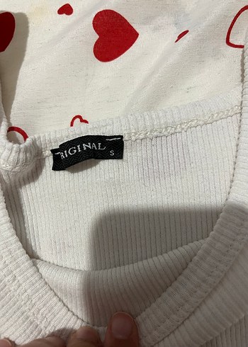 Beyaz Uzun Kollu Crop Tişört - Görsel 3