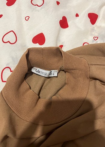 Kadın Kahverengi Salaş Sweatshirt - Görsel 5