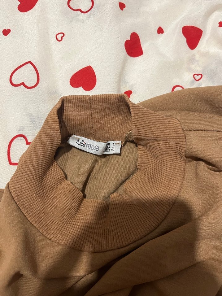 Kadın Kahverengi Salaş Sweatshirt - Görsel 5