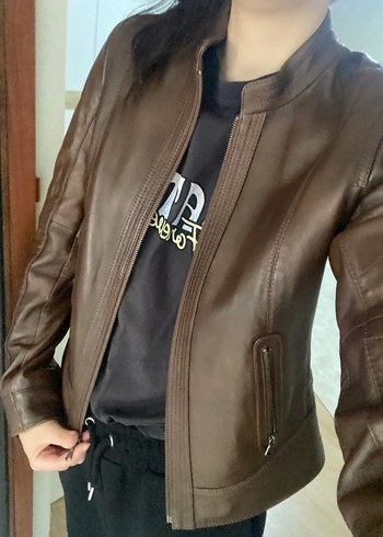 Derimod Kadın Deri ceket - Görsel 4