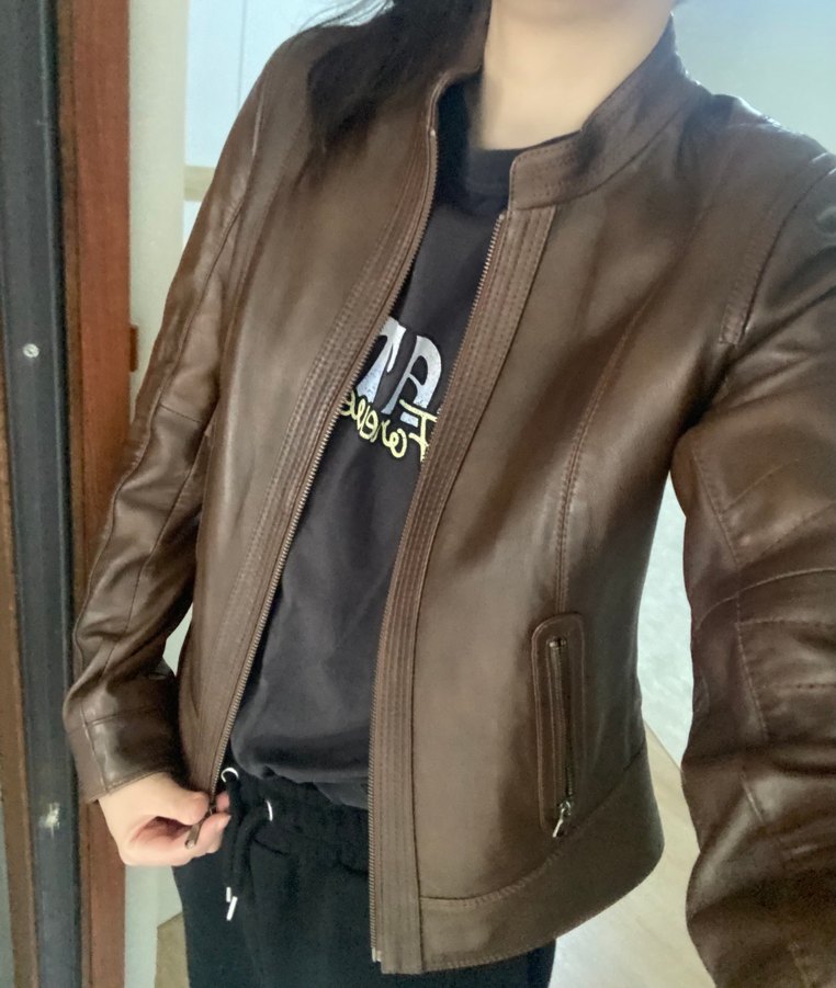 Derimod Kadın Deri ceket - Görsel 4