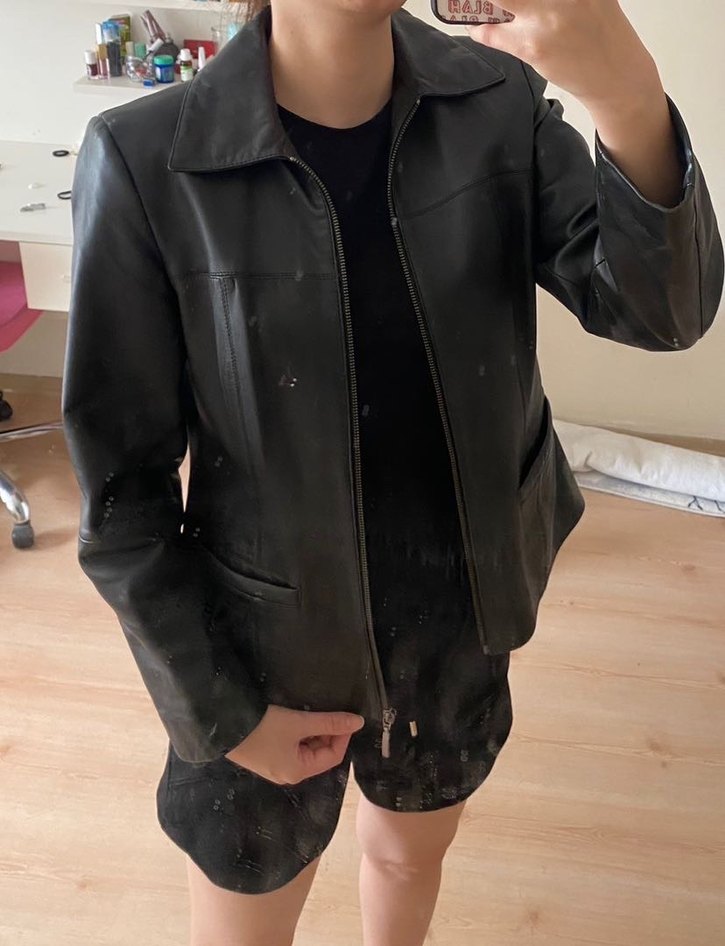 Derimod kadın deri ceket - Görsel 5