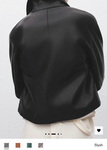 Mango deri ceket - Görsel 5