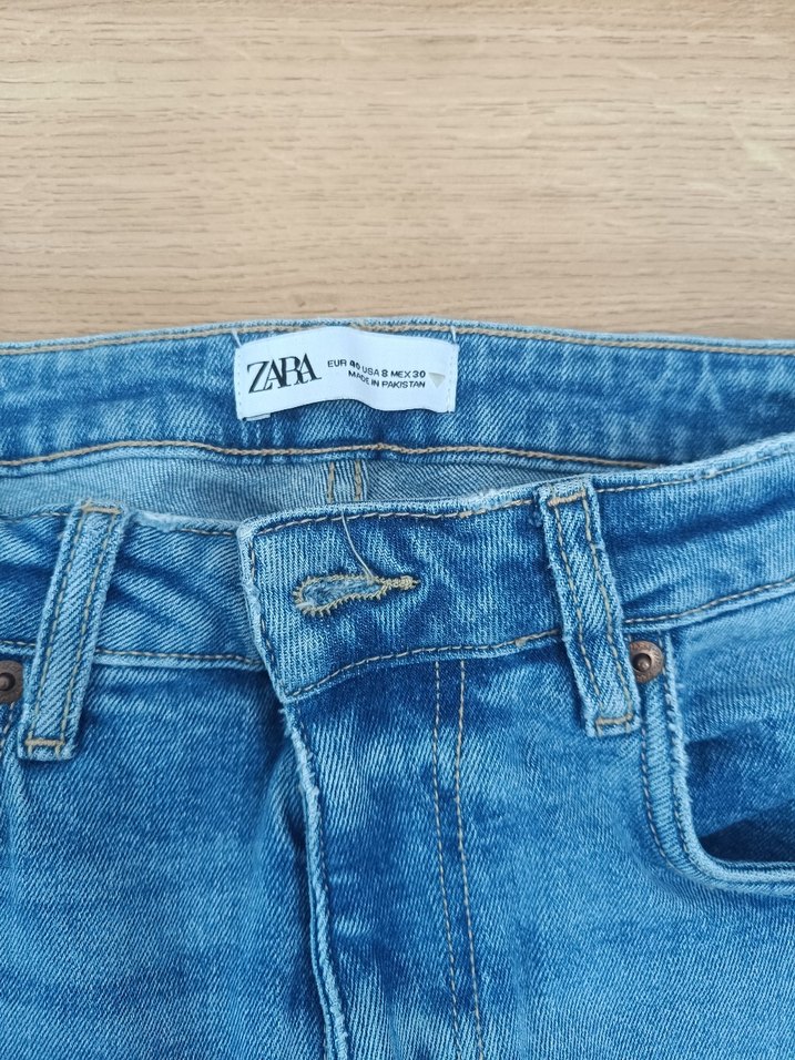 zara  Mavi Kadın Kot Pantolon - Görsel 3