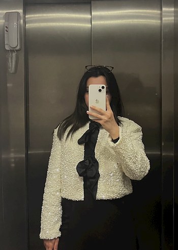 H&M Payetli Kısa Ceket