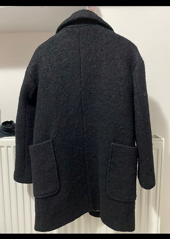 LC Waikiki Lcw Siyah Çift Düğmeli Kaban