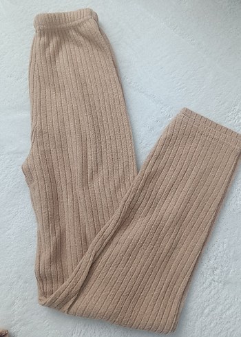 s Beden Bej Pijama Takımı