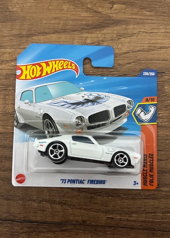 '73 Pontiac Firebird Beyaz Oyuncak Araba