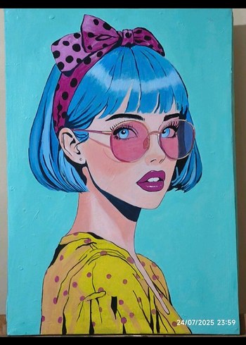 popart tablo akrilik