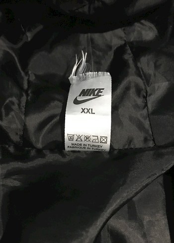 xxl Beden siyah Renk Nike Siyah Kapüşonlu Kadın Kışlık Mont