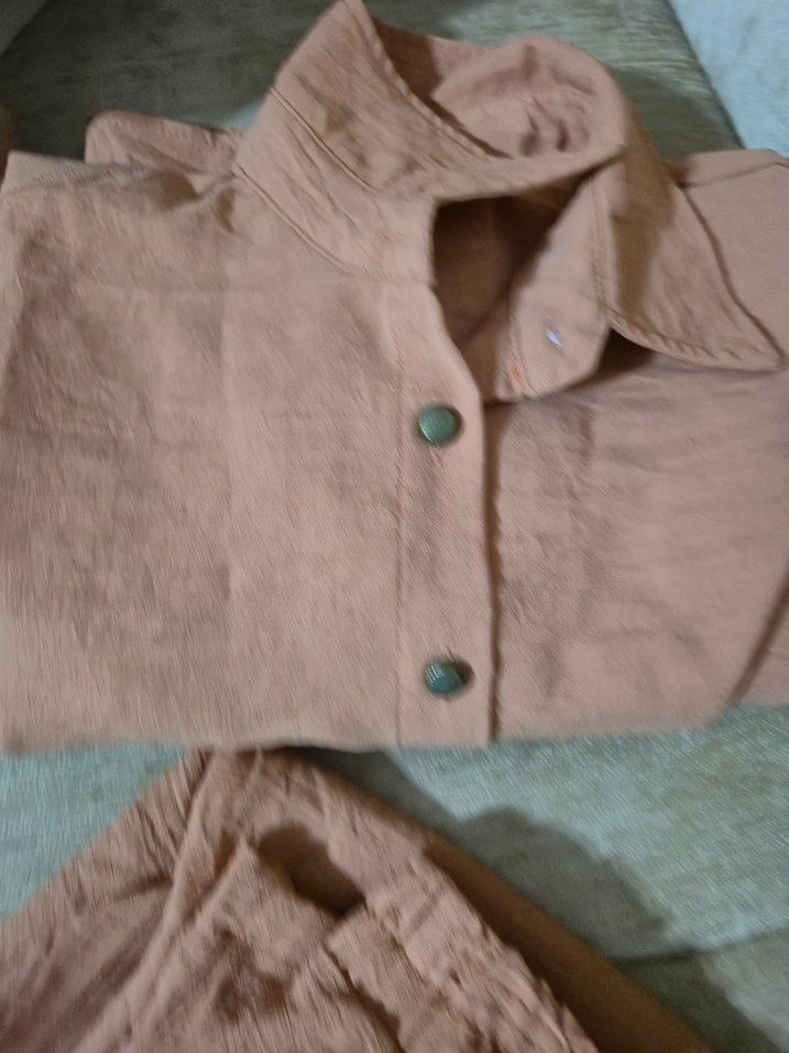 somon rengi  alt üst takım - Görsel 5