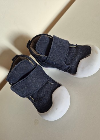 Lacivert Kot Erkek Bebek İlk Adım Ayakkabısı - Görsel 2