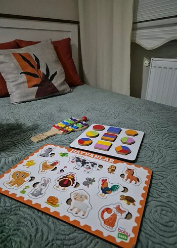 Hayvanlar Temalı Eğitici Ahşap Oyuncak Seti - Görsel 2