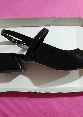 Tokalı Siyah Kadın Klasik Topuklu Ayakkabı - Görsel 5
