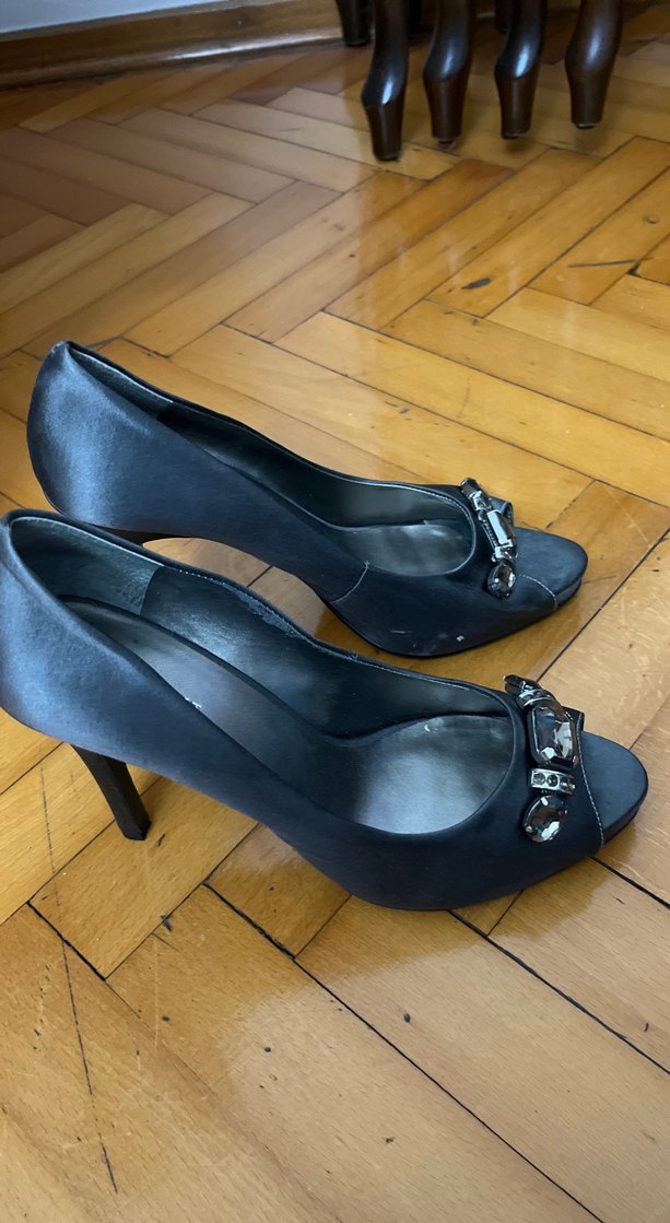 Nine West Siyah Yüksek Topuklu Kadın Ayakkabı - Görsel 3